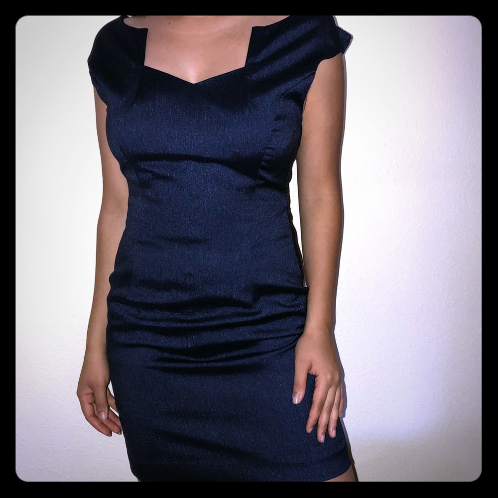 Forever21 s navy denim dress
